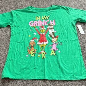 The Grinch “In My Grinch Era” Kids Unisex Graphic T Shirt NWT